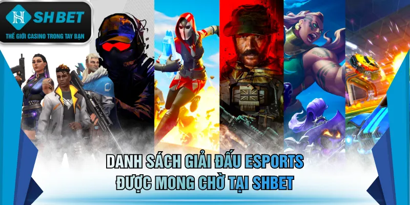 Danh sách giải đấu Esports được mong chờ tại SHBET